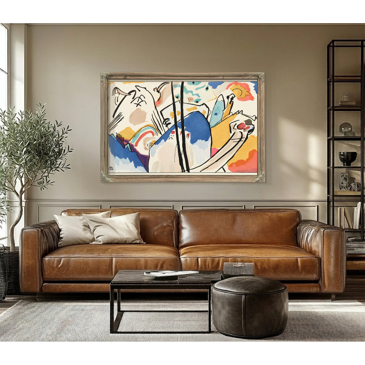 0100 Wassily Kandinsky der Blaue By Wassily Kandinsky