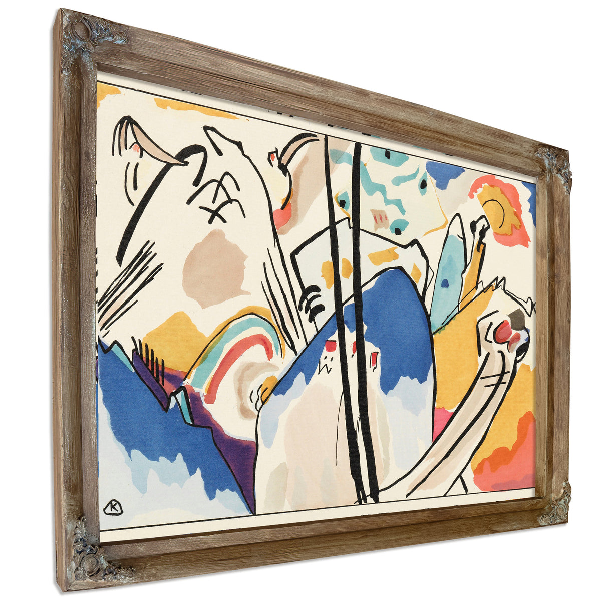 0100 Wassily Kandinsky der Blaue By Wassily Kandinsky
