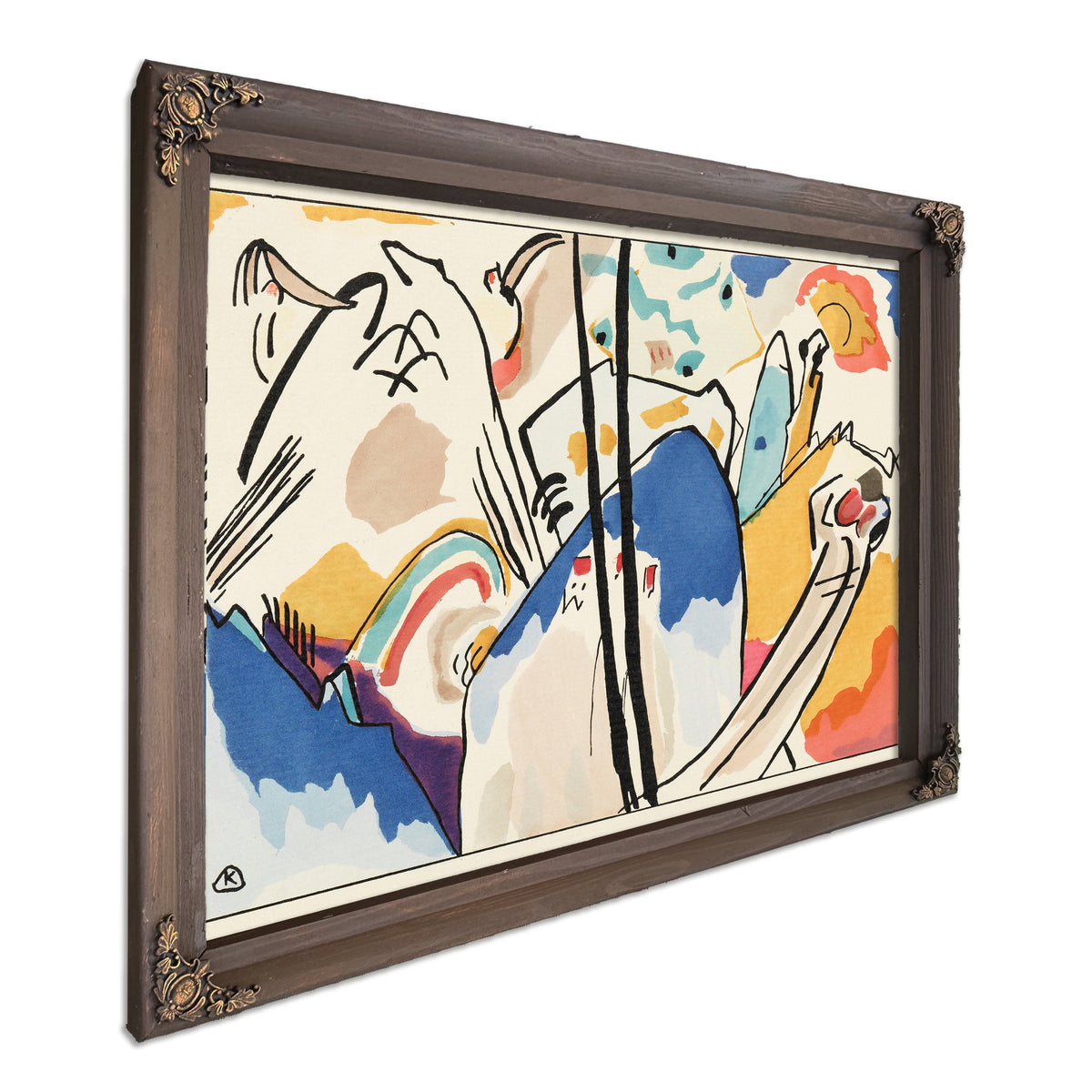 0100 Wassily Kandinsky der Blaue By Wassily Kandinsky