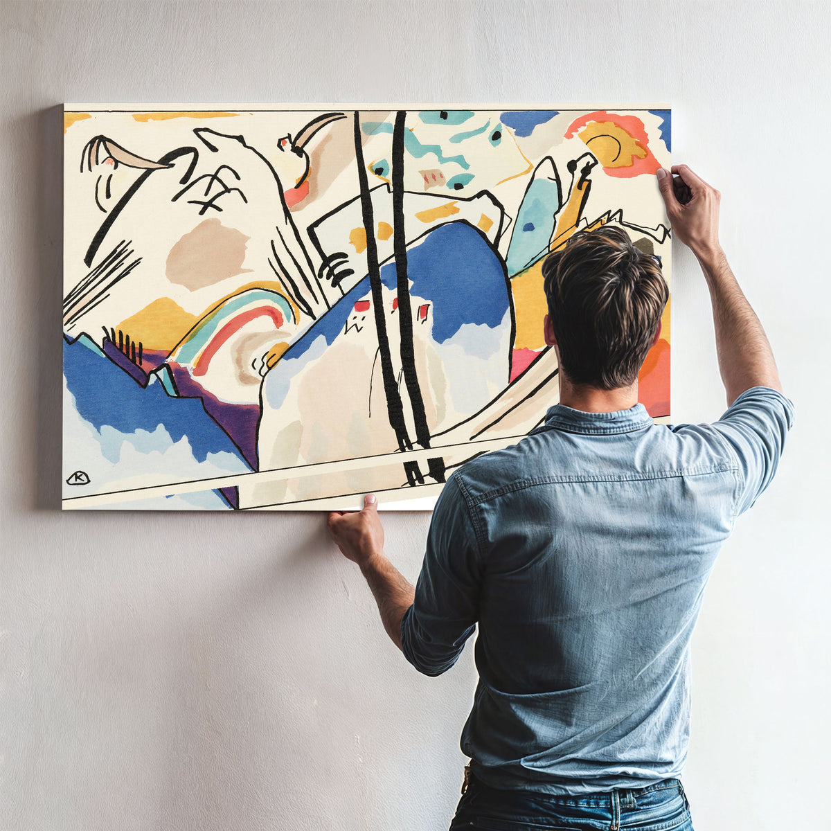 0100 Wassily Kandinsky der Blaue By Wassily Kandinsky