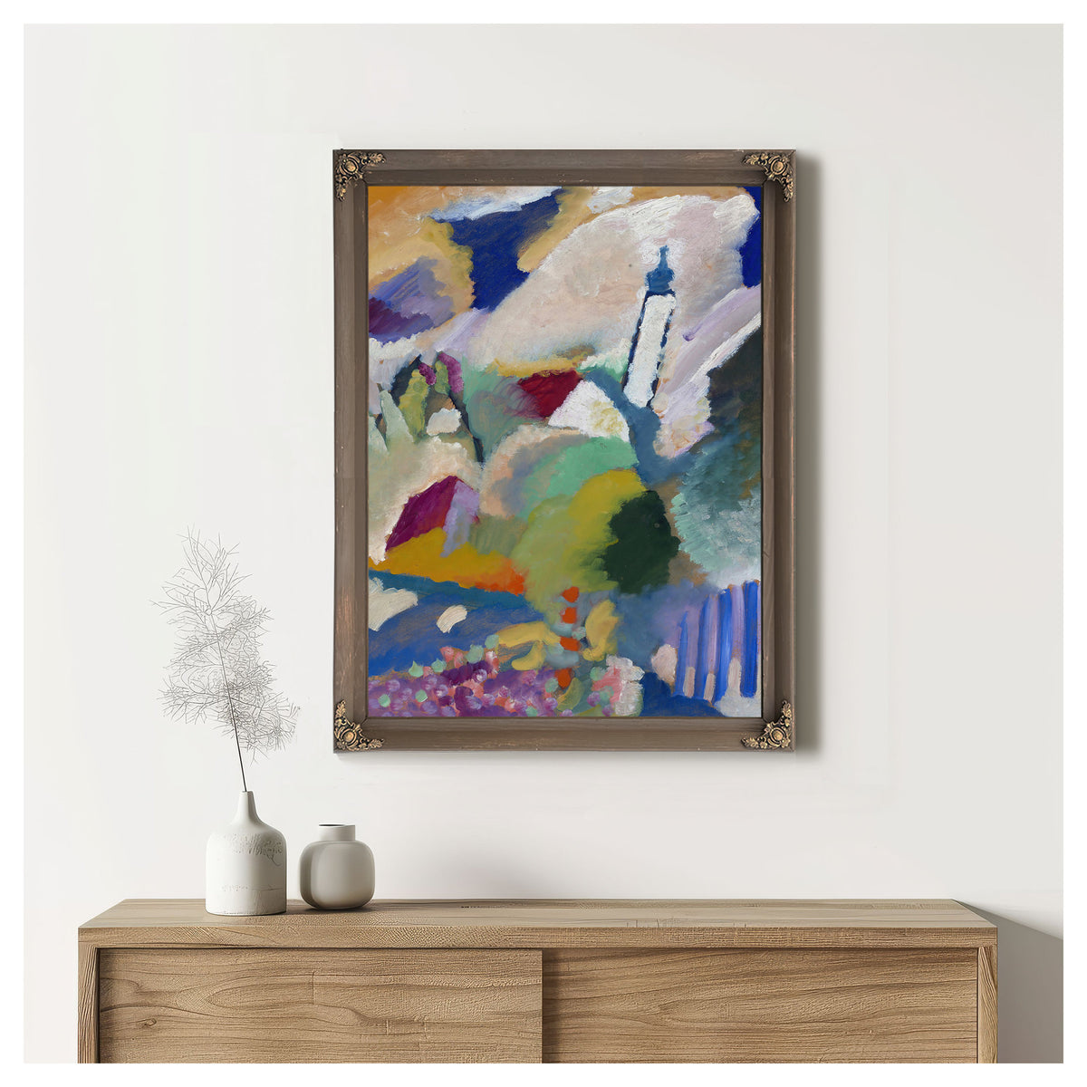 Murnau Church I By Wassily Kandinsky