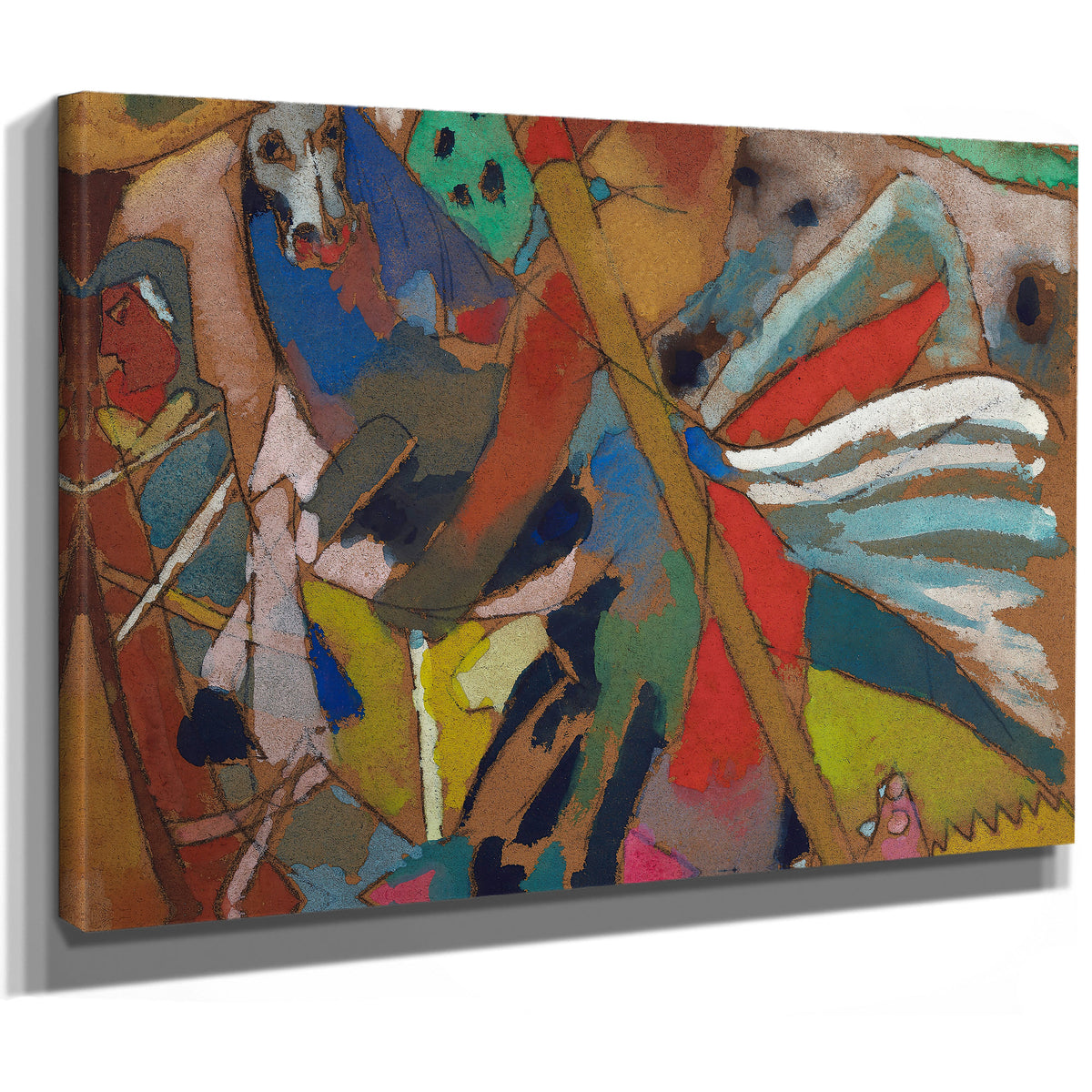 0109 Wassily Kandinsky St George Ii By Wassily Kandinsky