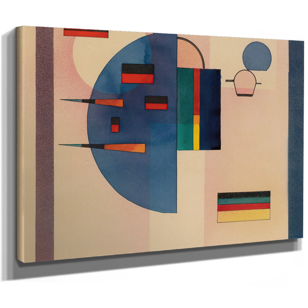 0111 Wassily Kandinsky Beruhigt Calmed By Wassily Kandinsky
