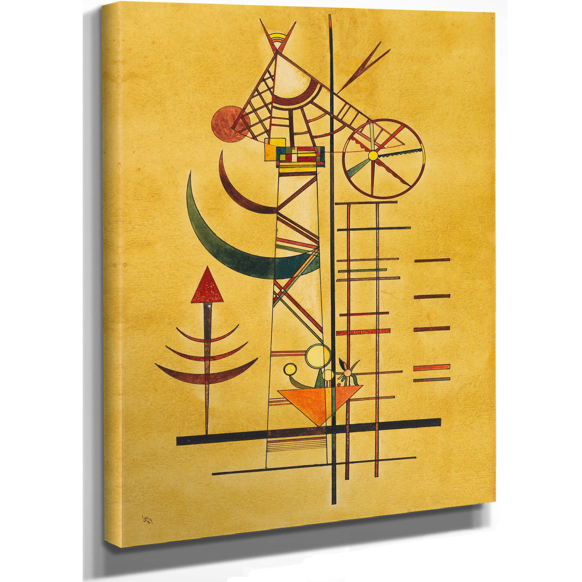 Gebogene By Wassily Kandinsky