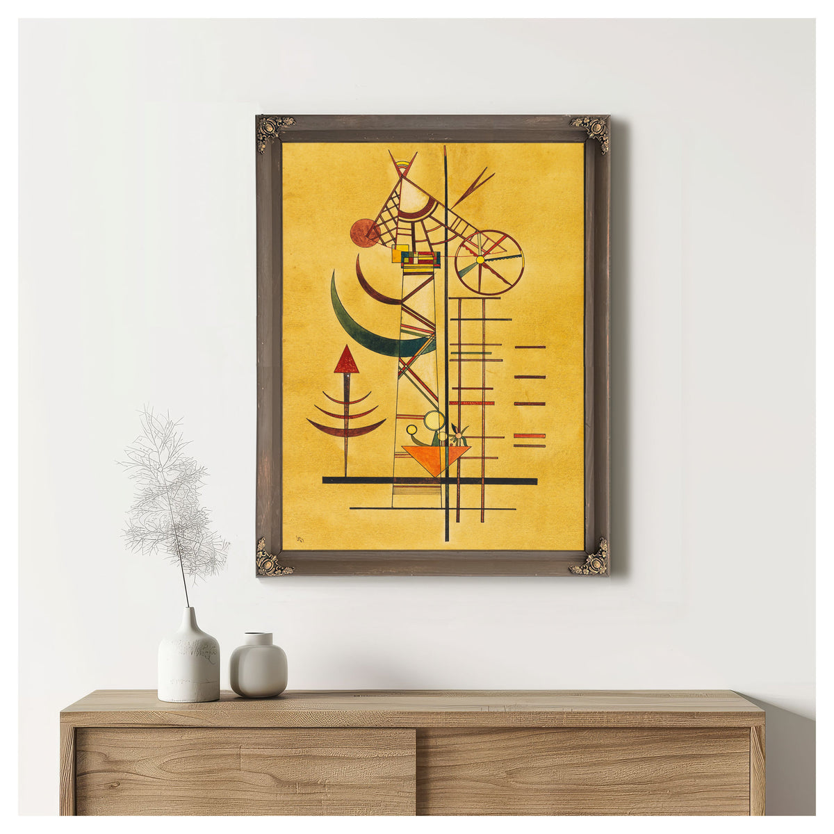 Gebogene By Wassily Kandinsky