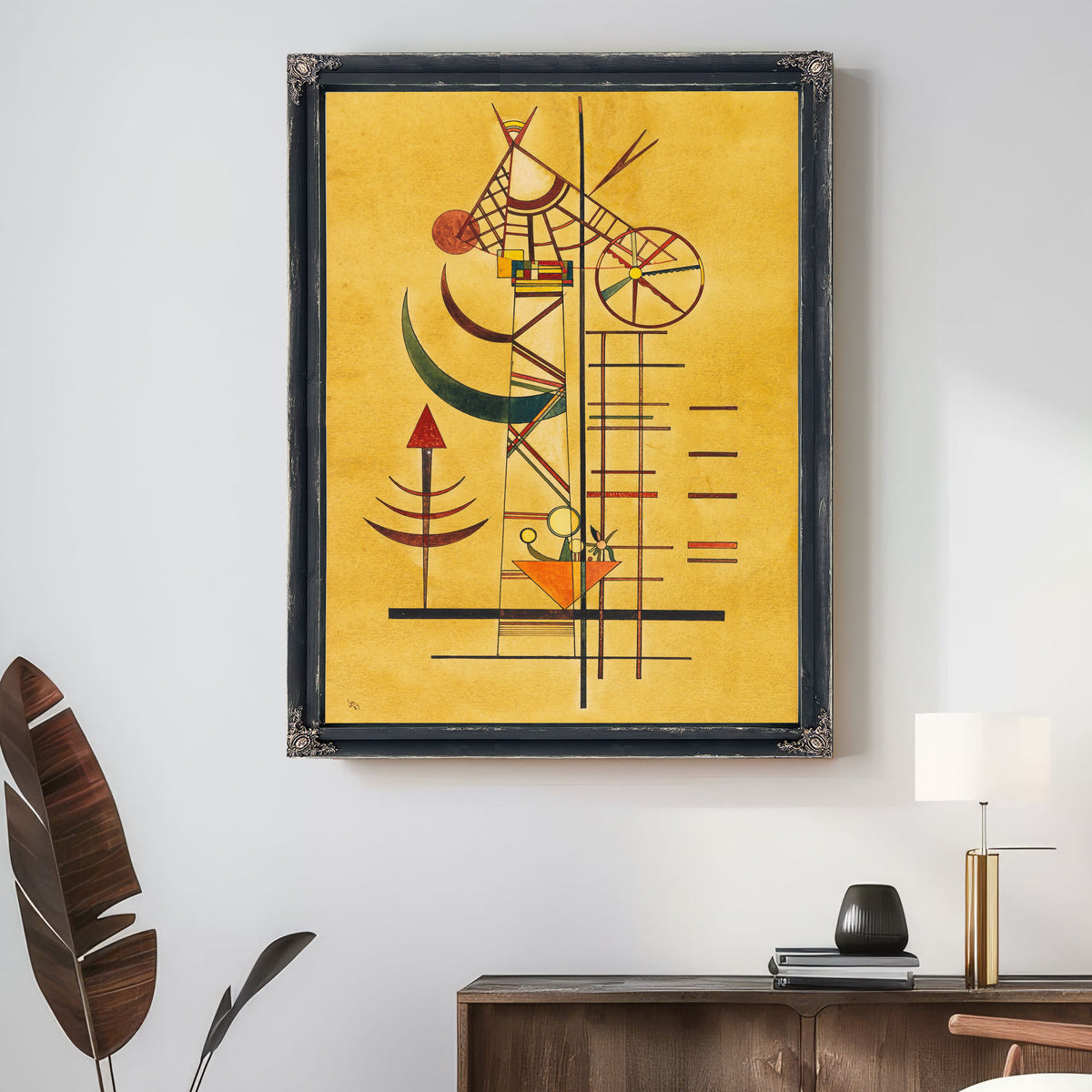 Gebogene By Wassily Kandinsky