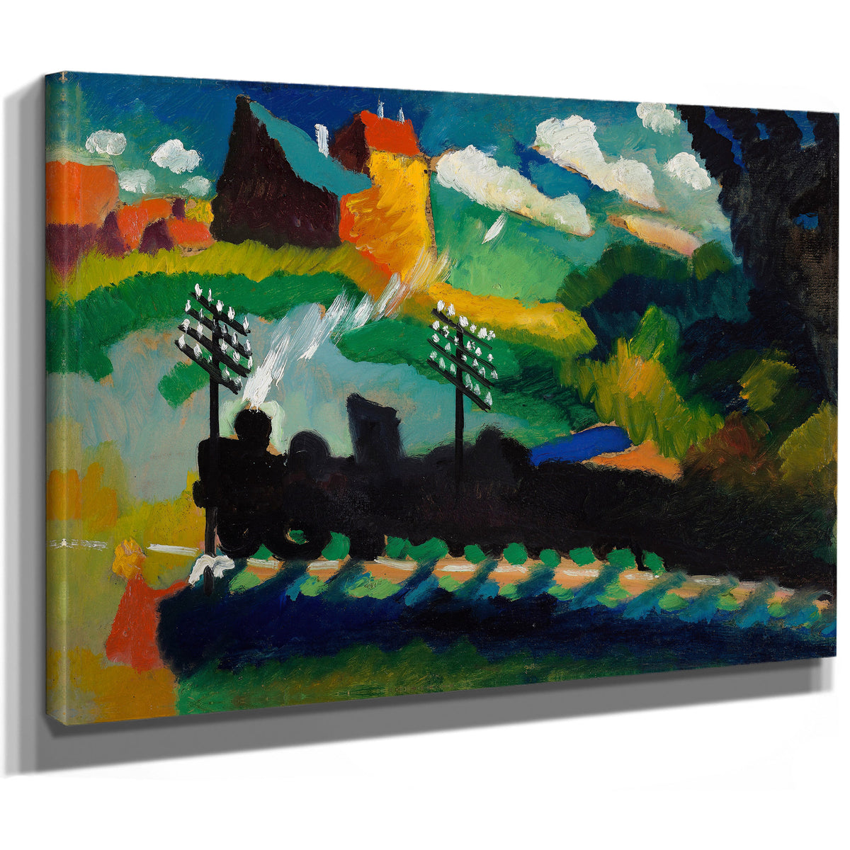 0148 Wassily Kandinsky Railway Near By Wassily Kandinsky