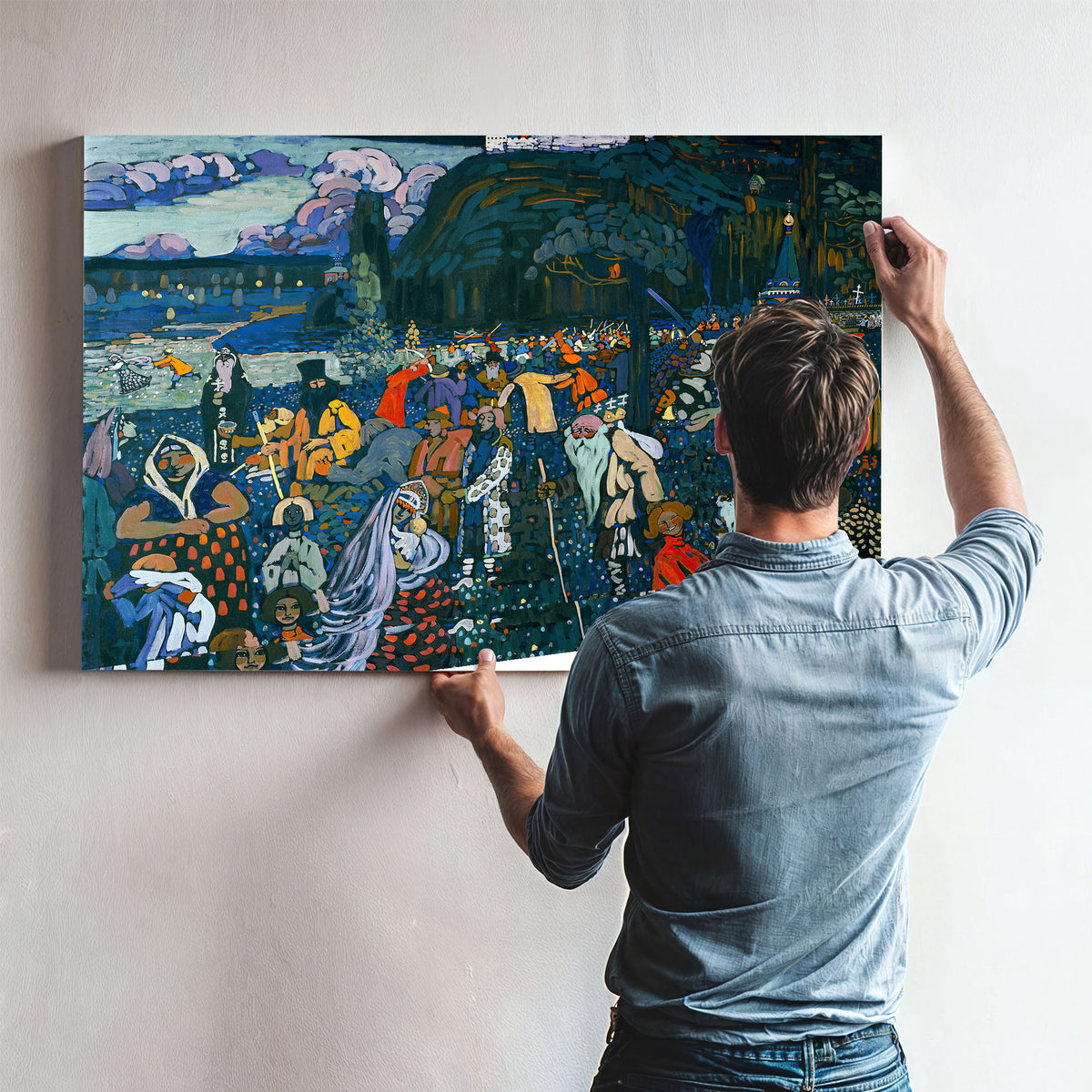 0156 Wassily Kandinsky Colorful Life By Wassily Kandinsky