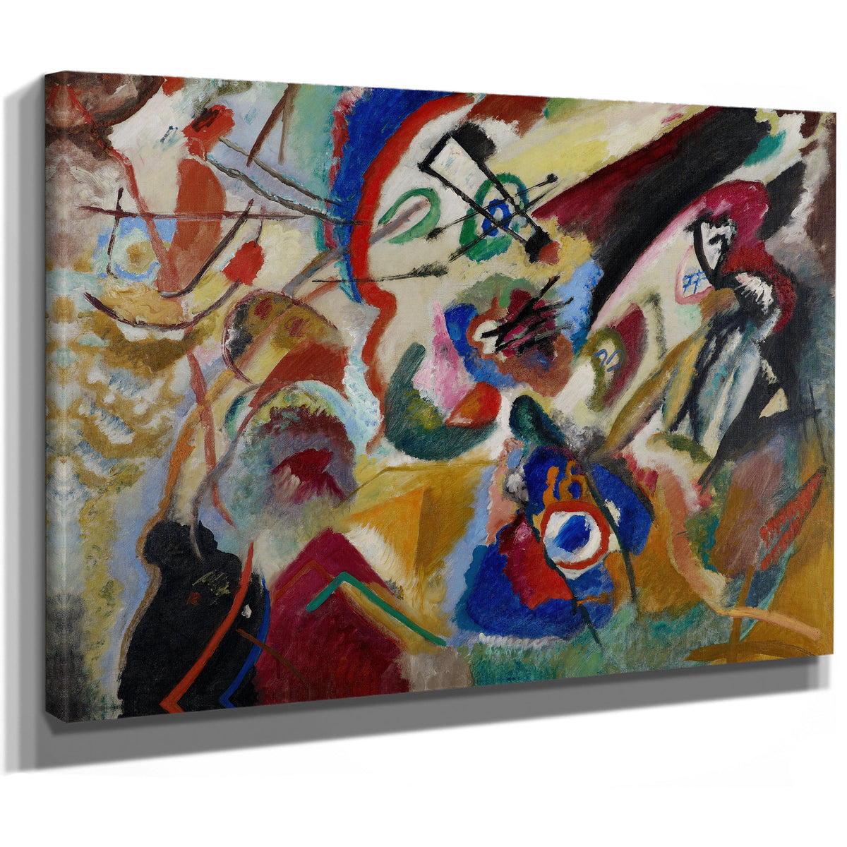 0165 Wassily Kandinsky Fragment 2 By Wassily Kandinsky