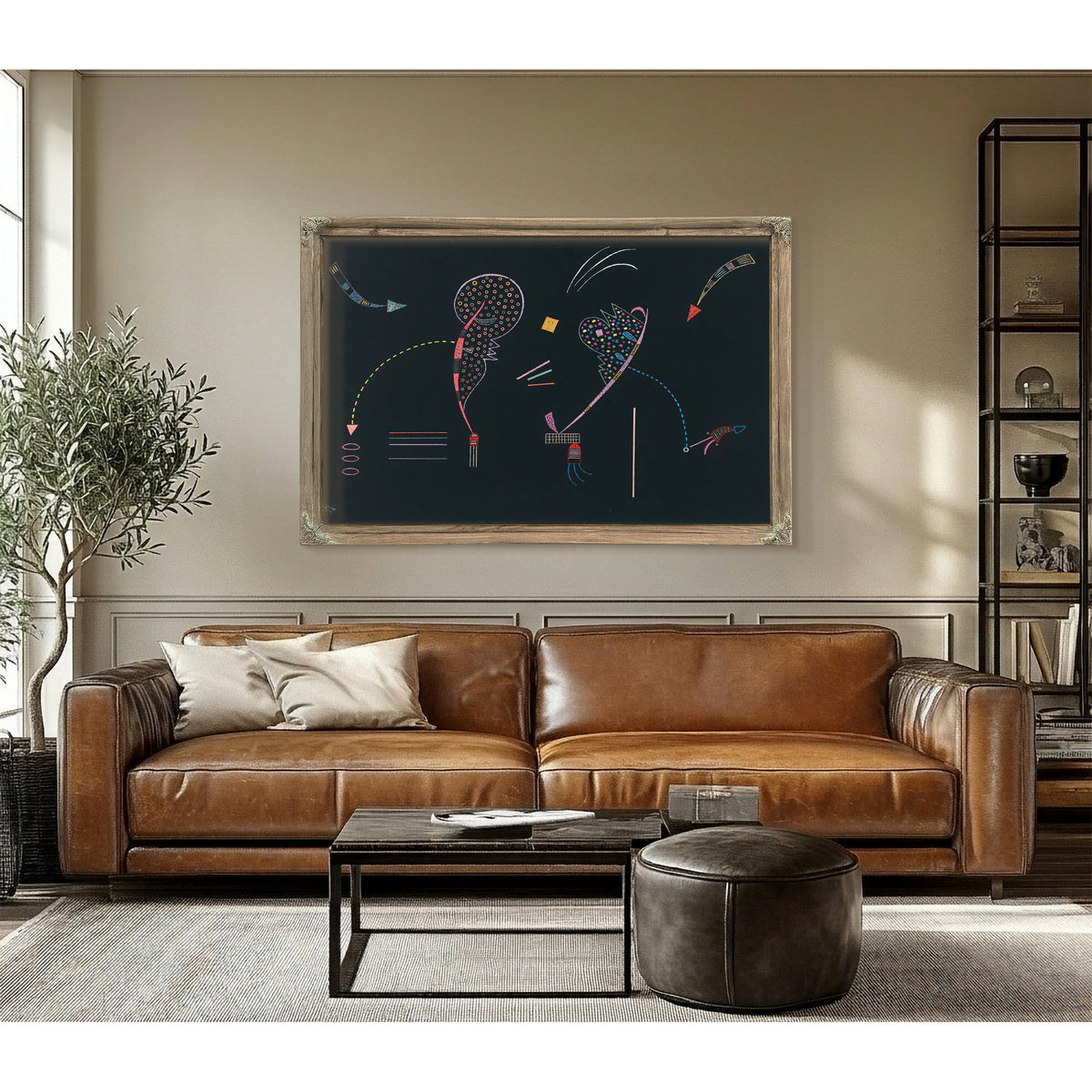 0173 Wassily Kandinsky Deux Cotes By Wassily Kandinsky