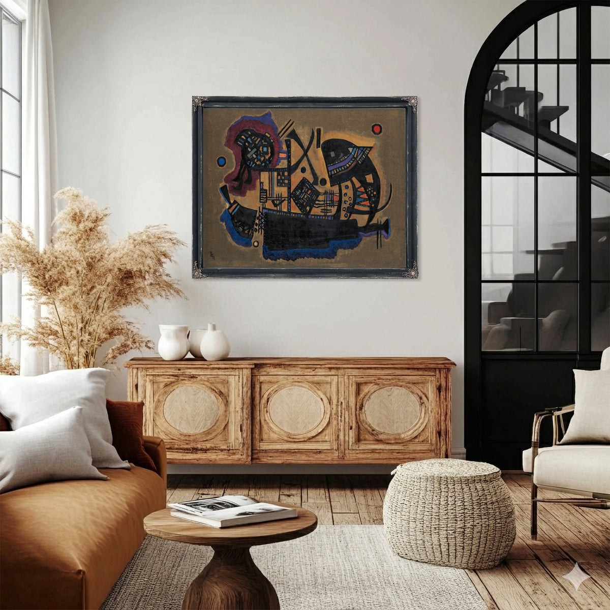 0175 Wassily Kandinsky Geflecht Woven By Wassily Kandinsky