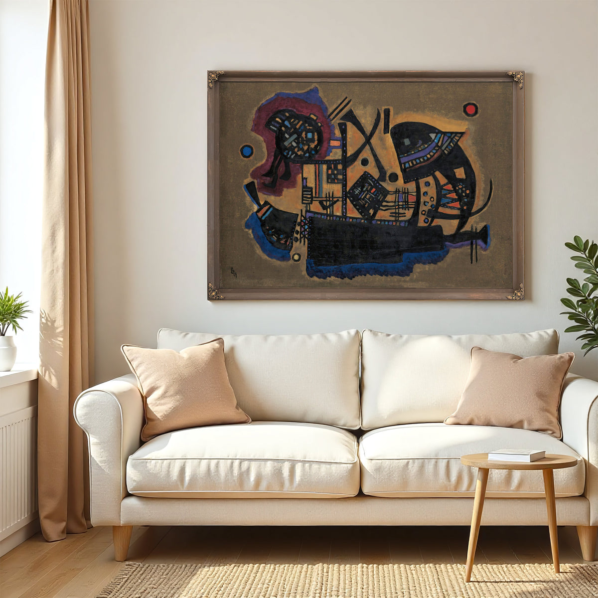 0175 Wassily Kandinsky Geflecht Woven By Wassily Kandinsky