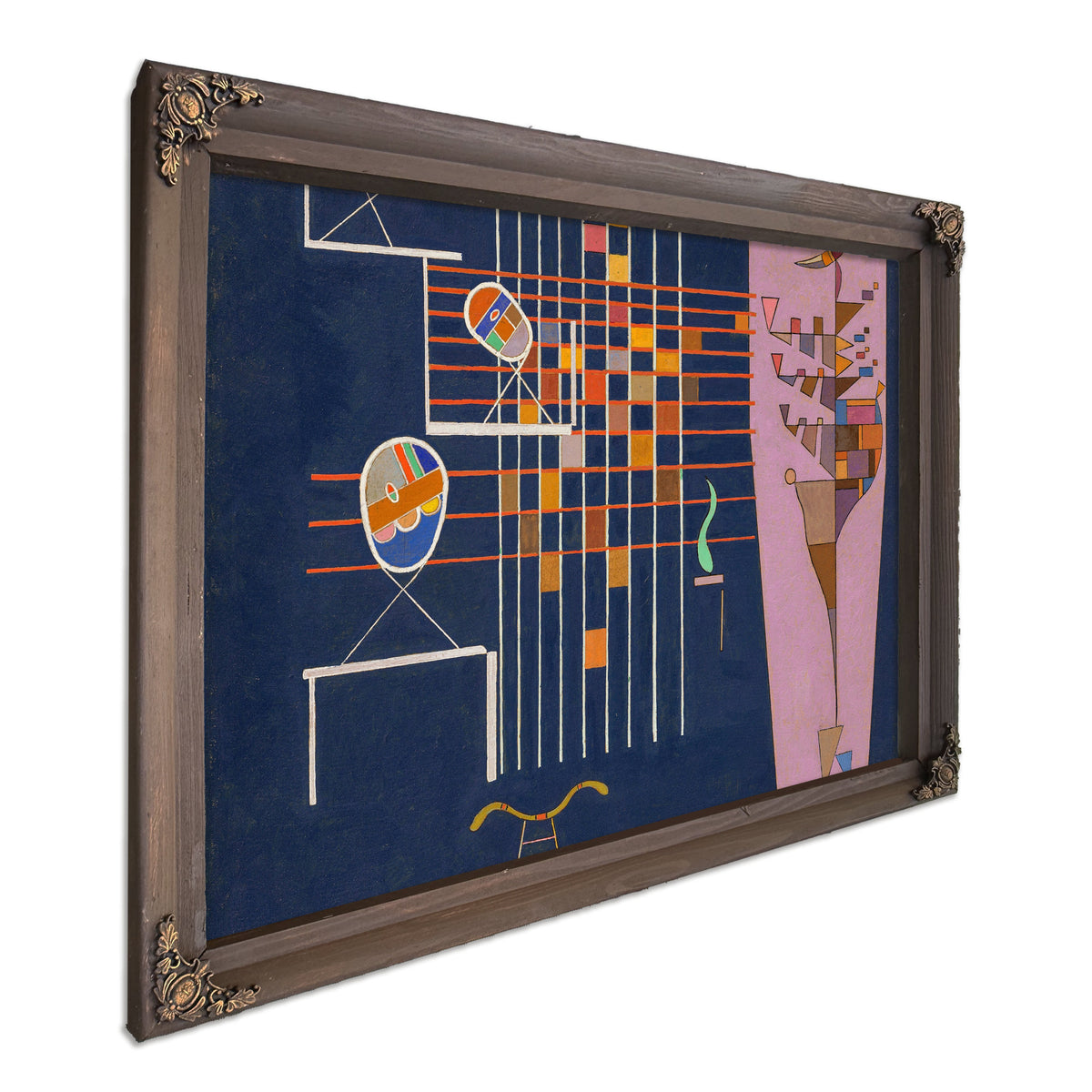 0177 Wassily Kandinsky Trois Ovales By Wassily Kandinsky