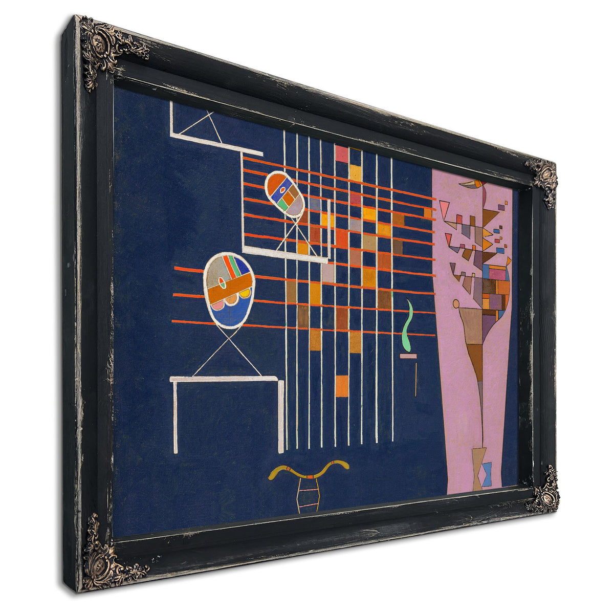 0177 Wassily Kandinsky Trois Ovales By Wassily Kandinsky