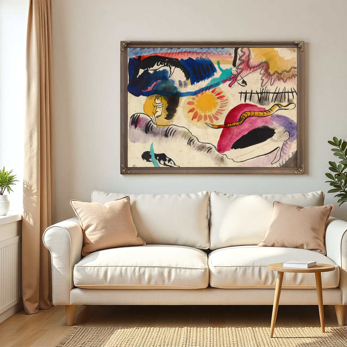 0181 Wassily Kandinsky Aquarell Nr 3 By Wassily Kandinsky