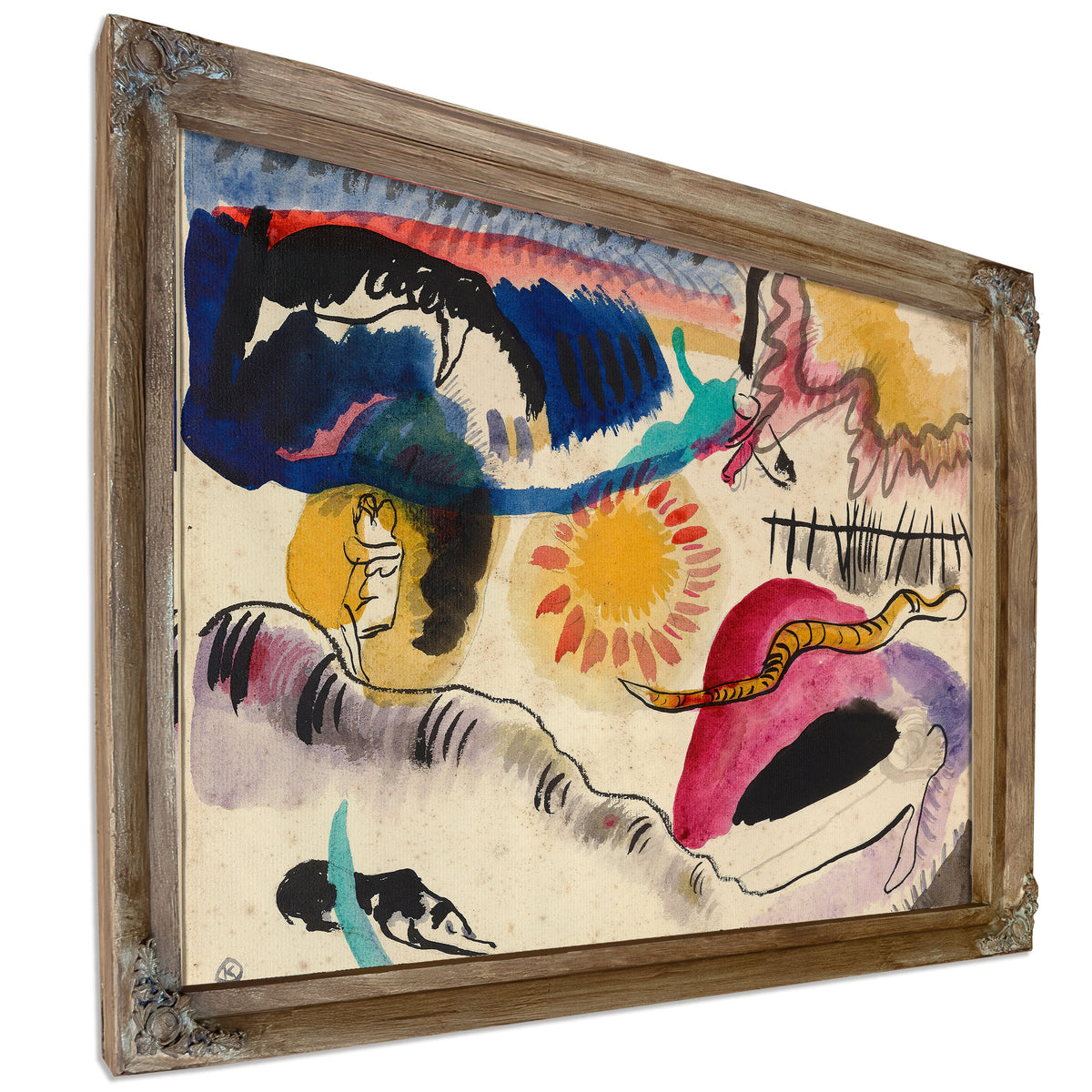 0181 Wassily Kandinsky Aquarell Nr 3 By Wassily Kandinsky