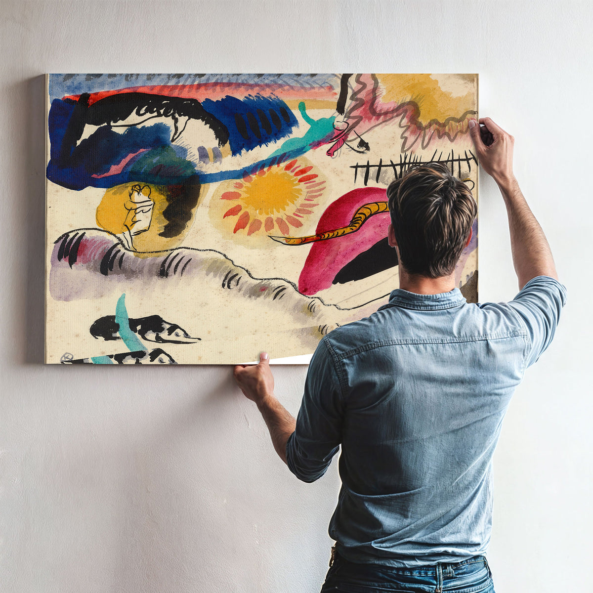 0181 Wassily Kandinsky Aquarell Nr 3 By Wassily Kandinsky