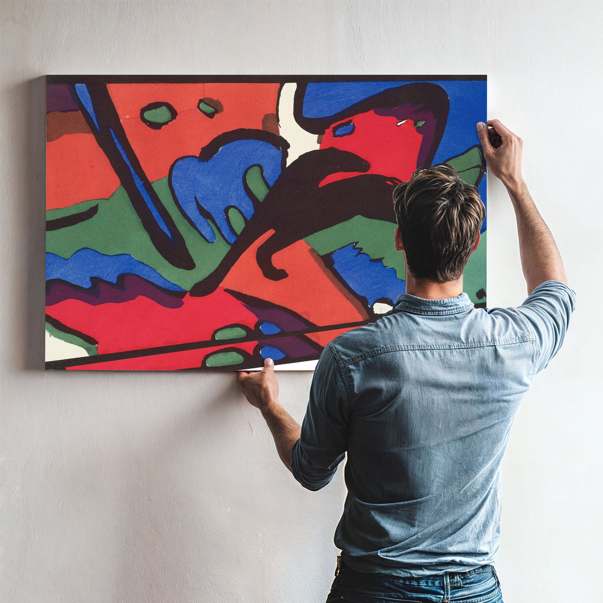 0193 Wassily Kandinsky der Blaue By Wassily Kandinsky