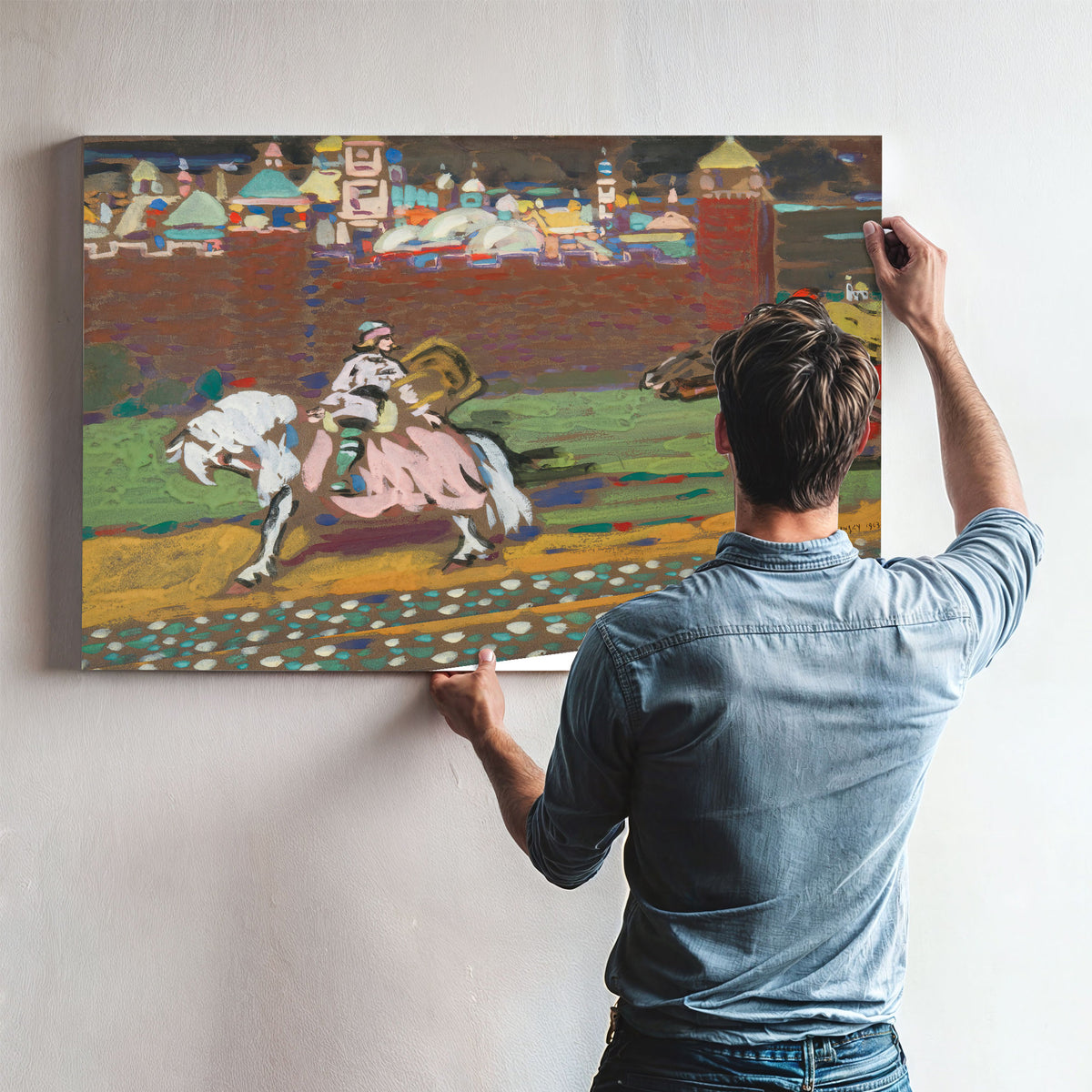 0205 Wassily Kandinsky Crusaders By Wassily Kandinsky