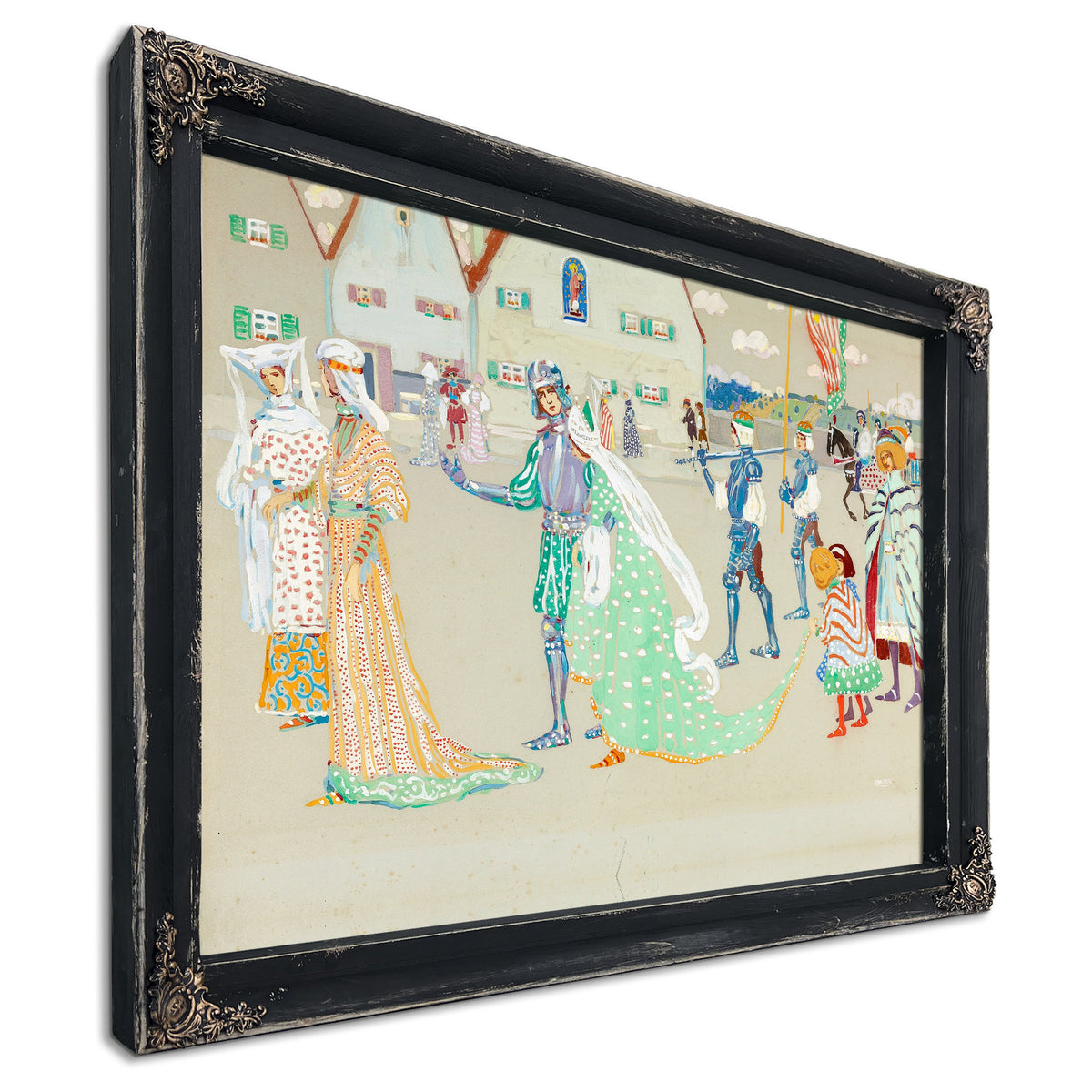 0213 Wassily Kandinsky Young Couple By Wassily Kandinsky
