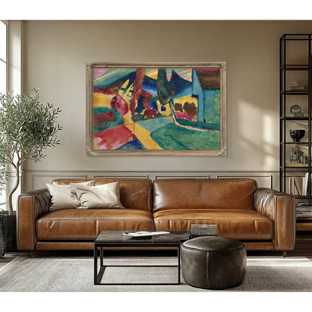 0223 Wassily Kandinsky Landscape Two By Wassily Kandinsky