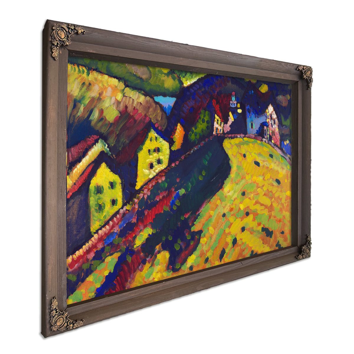 0230 Wassily Kandinsky Houses Murnau By Wassily Kandinsky