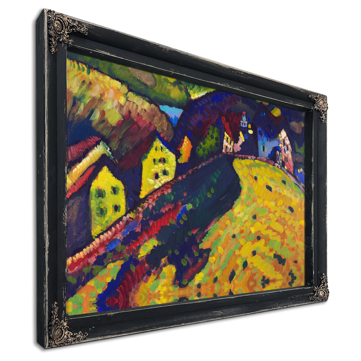 0230 Wassily Kandinsky Houses Murnau By Wassily Kandinsky