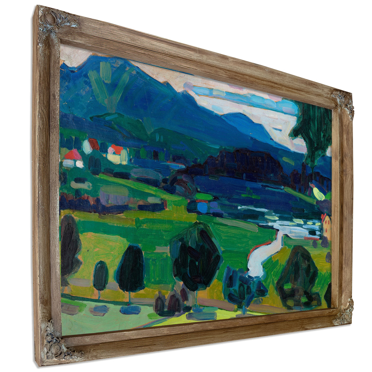0234 Wassily Kandinsky Murnau View By Wassily Kandinsky