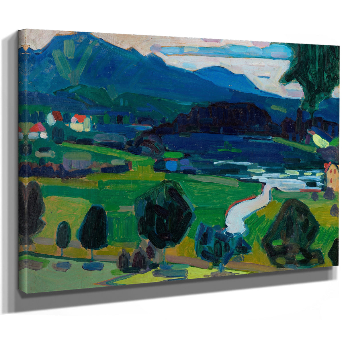 0234 Wassily Kandinsky Murnau View By Wassily Kandinsky