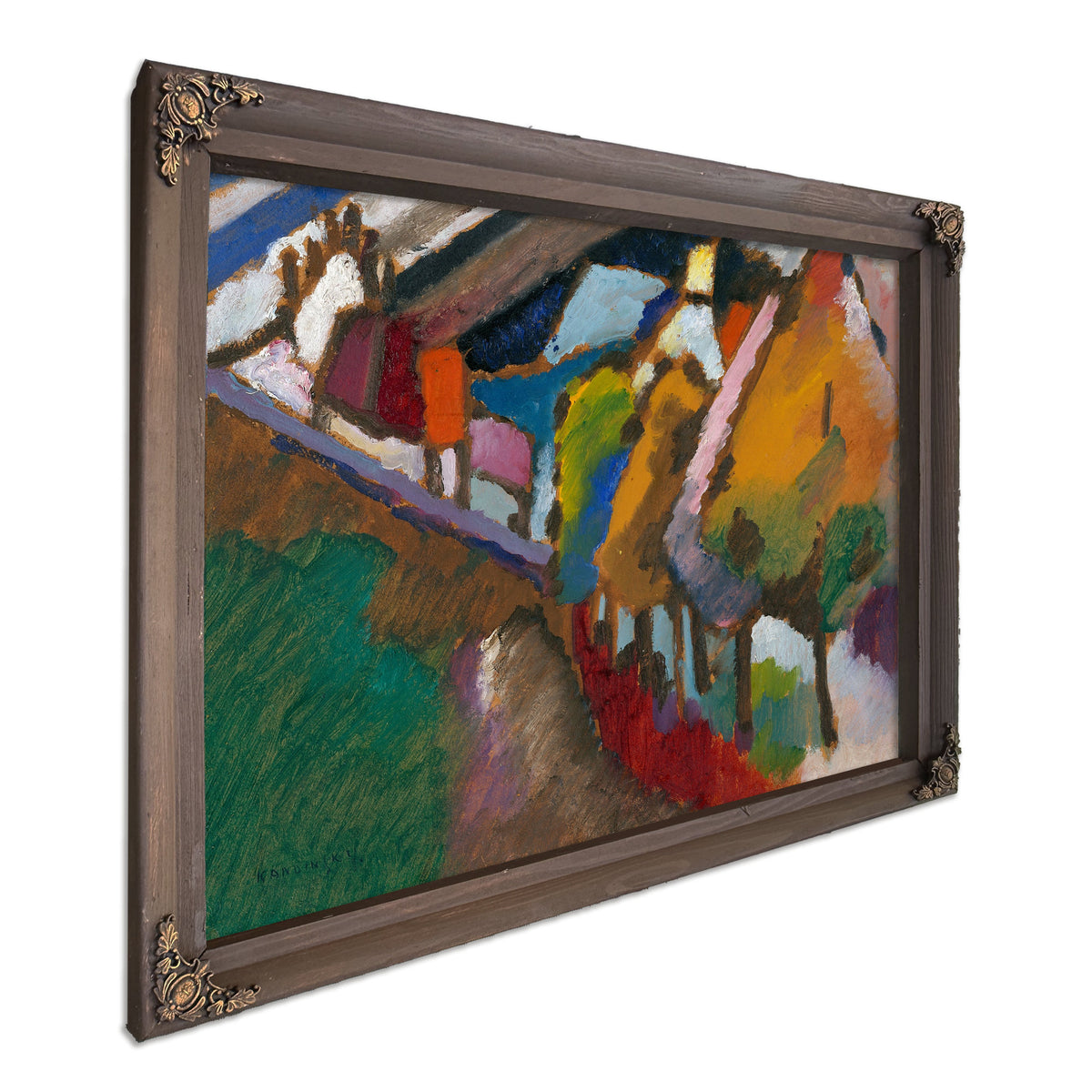0239 Wassily Kandinsky Murnau Castle By Wassily Kandinsky