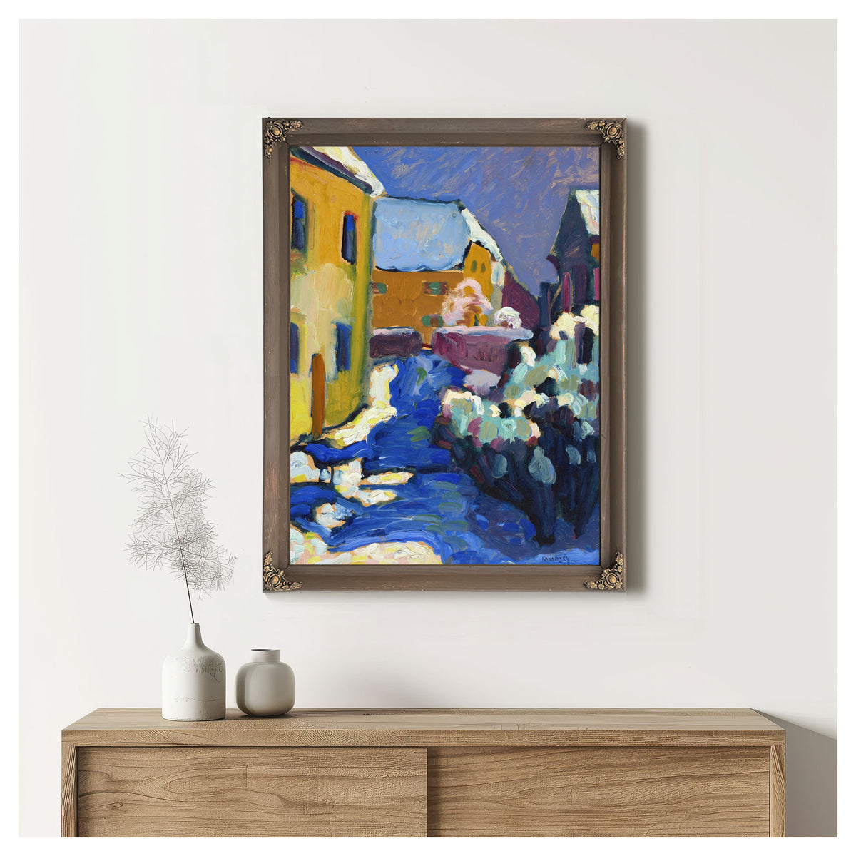 Cemetery By Wassily Kandinsky