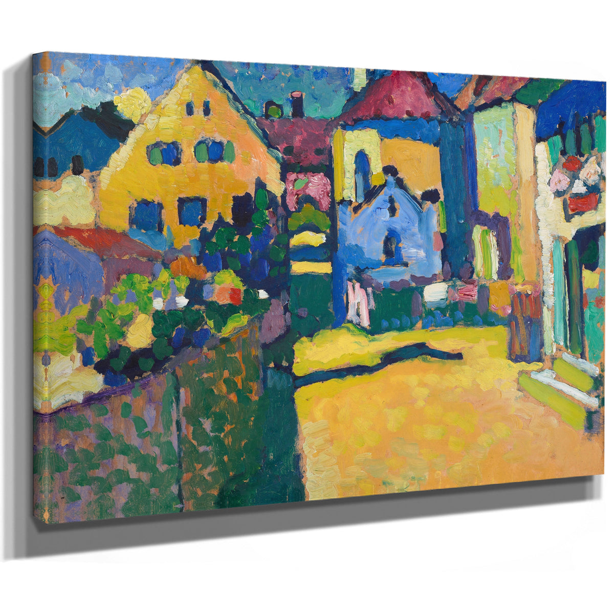 0244 Wassily Kandinsky Green Lane By Wassily Kandinsky
