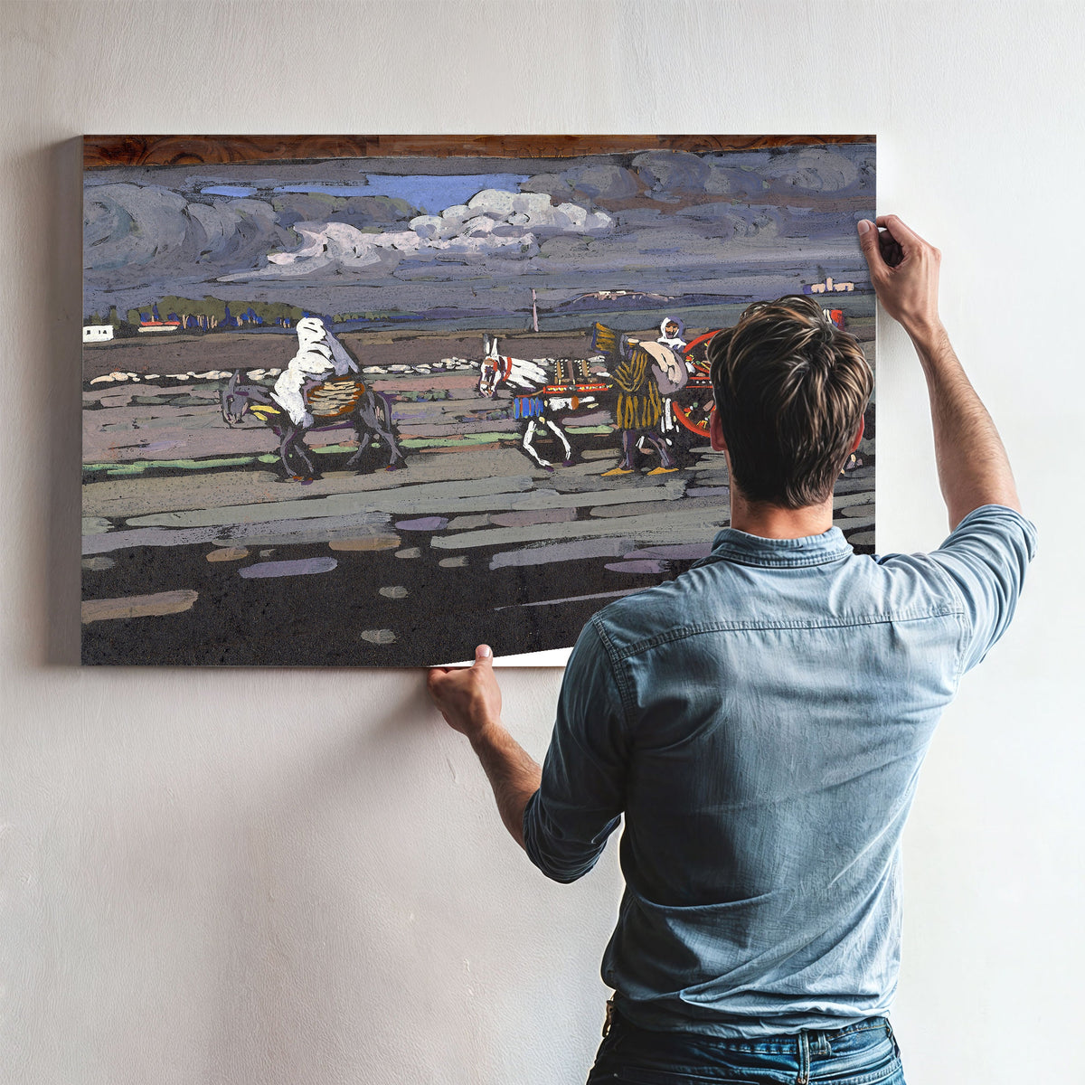 0247 Wassily Kandinsky Landstrasse By Wassily Kandinsky