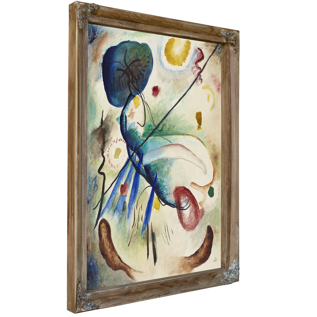 Aquarell Mit Strich 1912 By Wassily Kandinsky