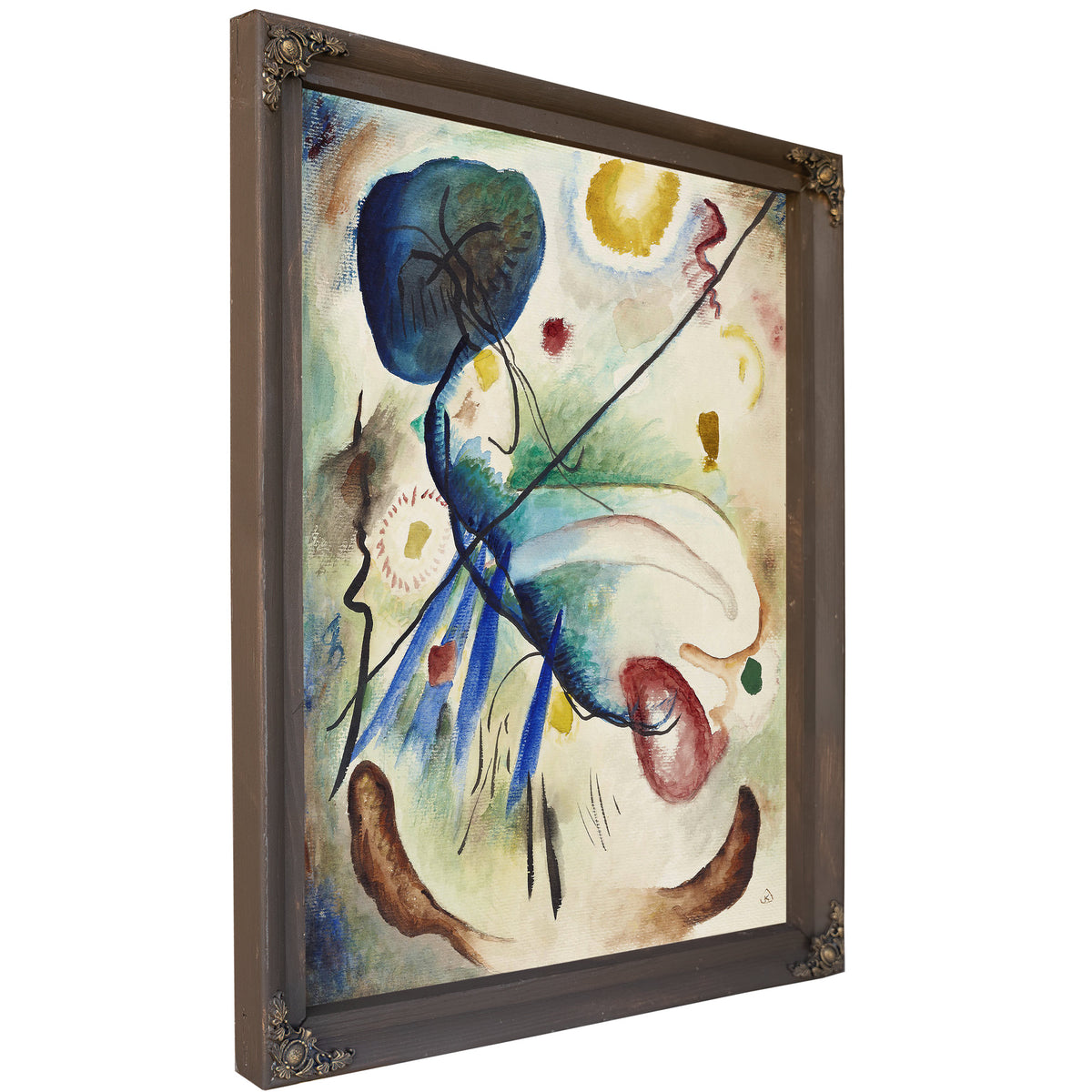 Aquarell Mit Strich 1912 By Wassily Kandinsky