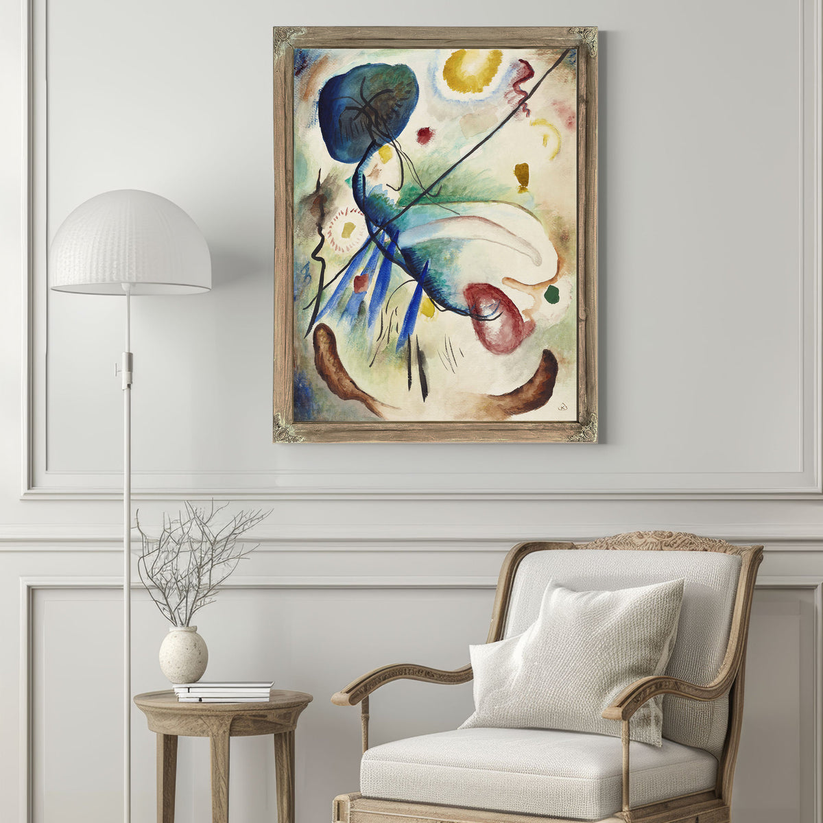 Aquarell Mit Strich 1912 By Wassily Kandinsky