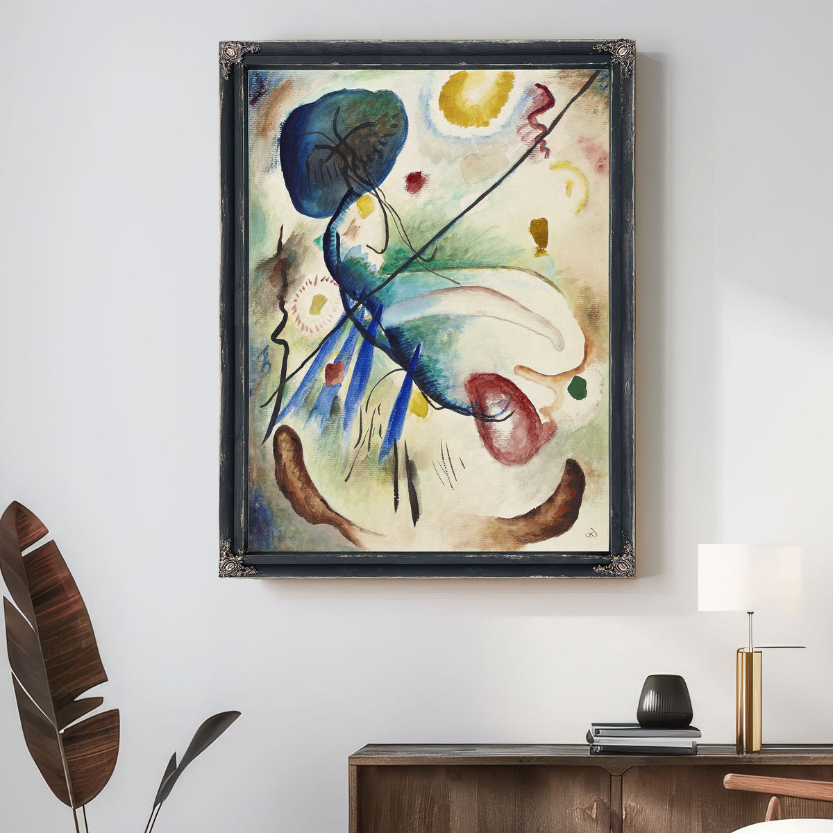 Aquarell Mit Strich 1912 By Wassily Kandinsky