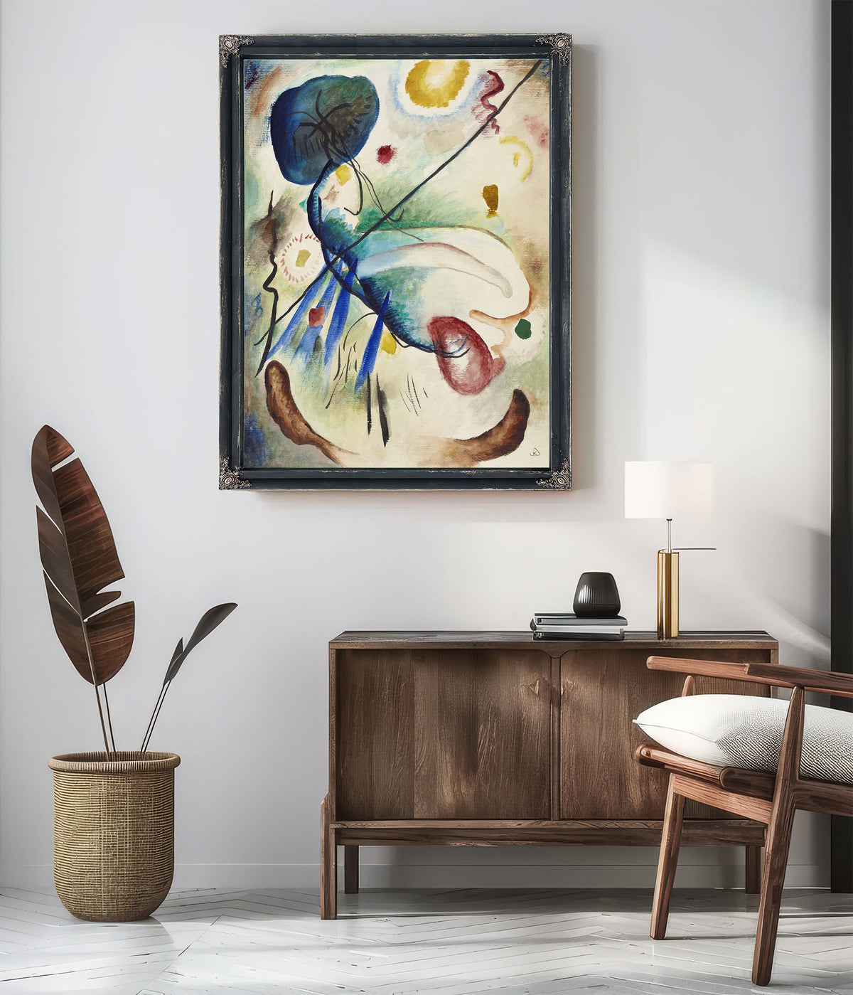 Aquarell Mit Strich 1912 By Wassily Kandinsky
