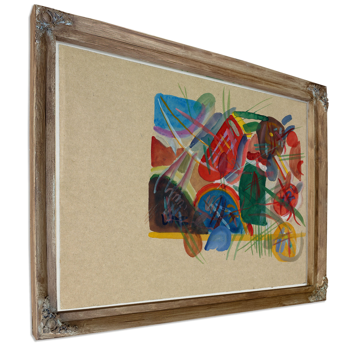 Aquarell Mit Wald Und Regenbogen 1913 By Wassily Kandinsky