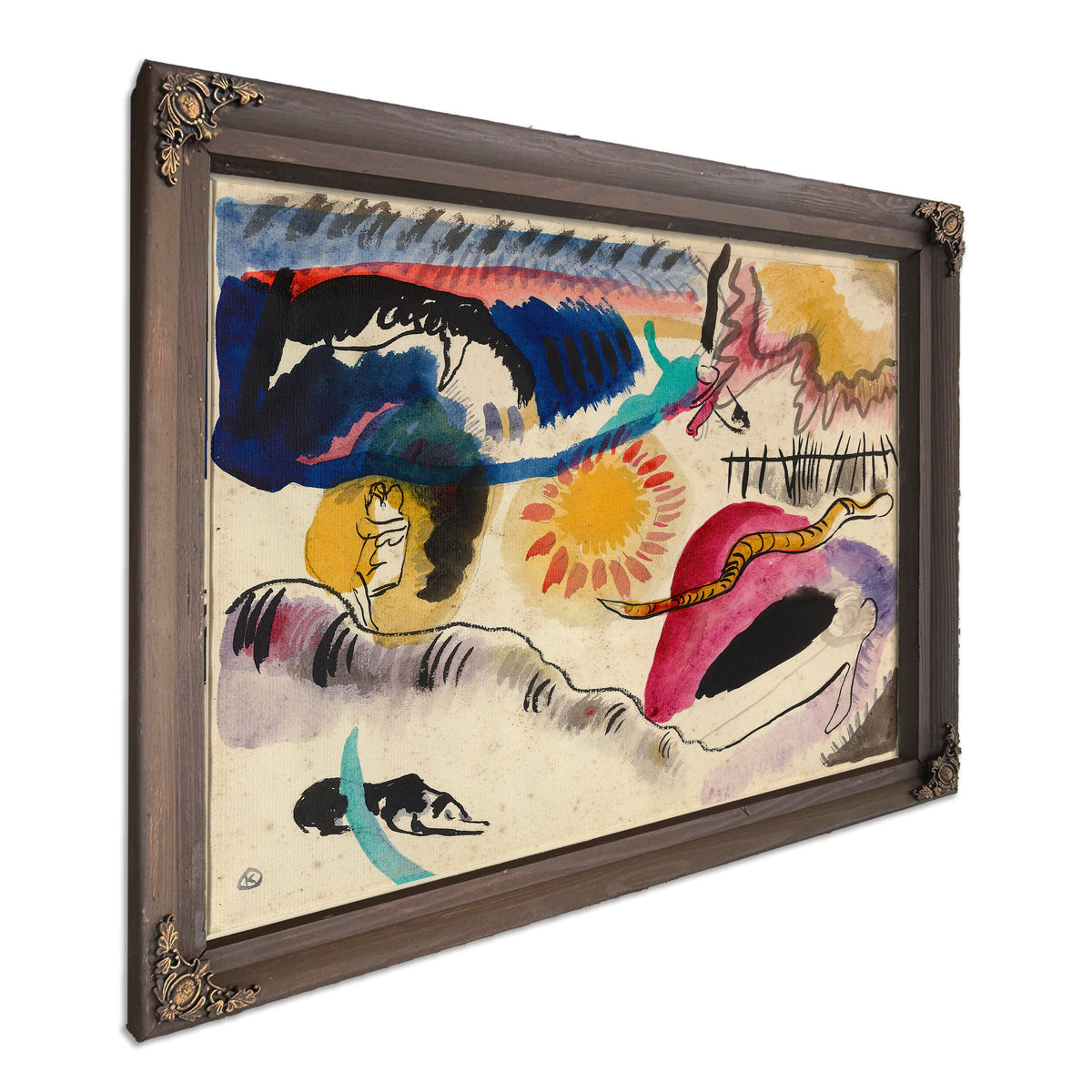 Aquarell Nr 3 Liebesgarten 1911 By Wassily Kandinsky