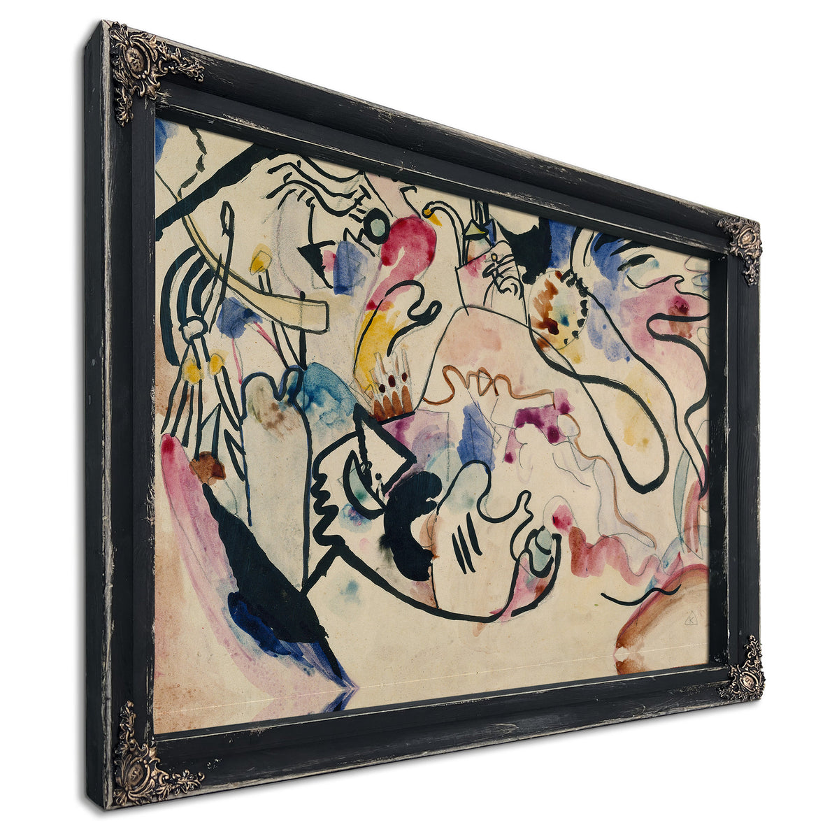 Aquarell Nr 8 Jungster Tag 1911 By Wassily Kandinsky