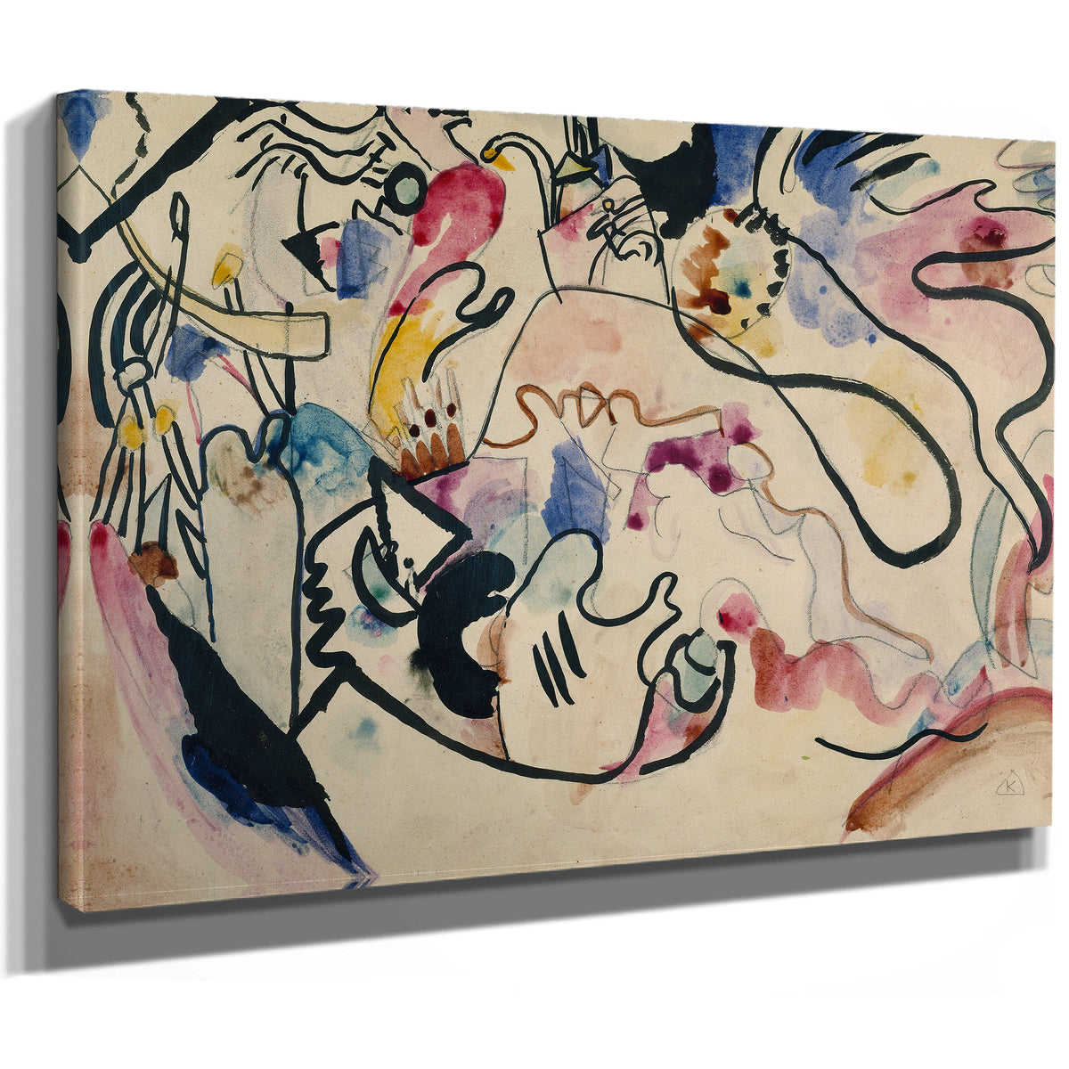 Aquarell Nr 8 Jungster Tag 1911 By Wassily Kandinsky