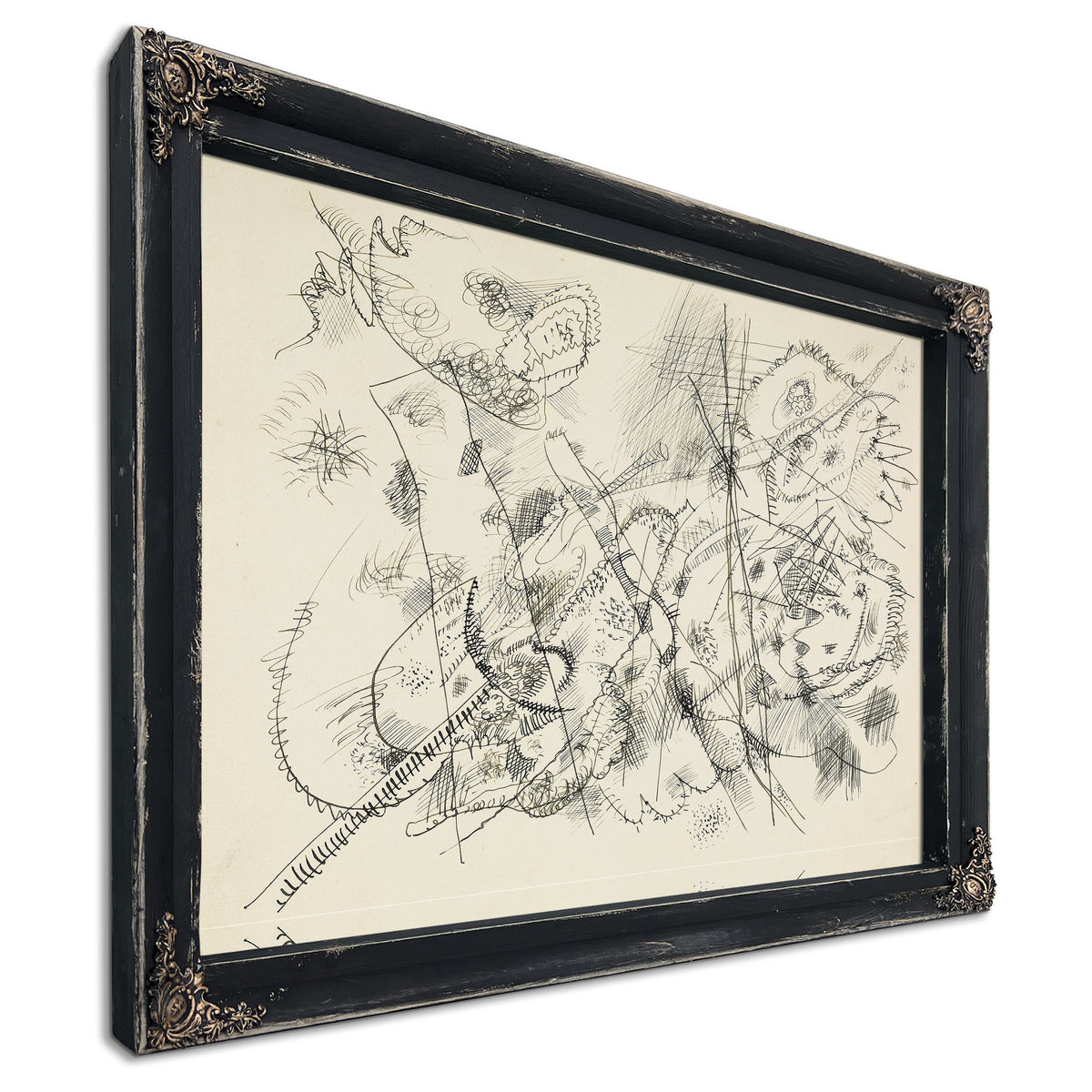 Design an Etching 1913 By Wassily Kandinsky