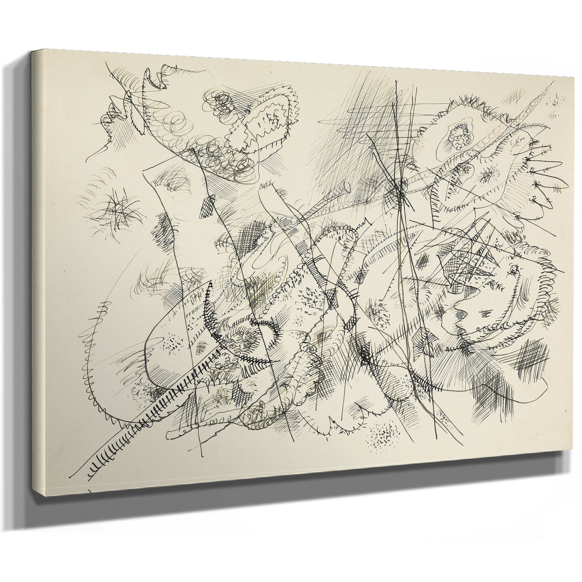 Design an Etching 1913 By Wassily Kandinsky