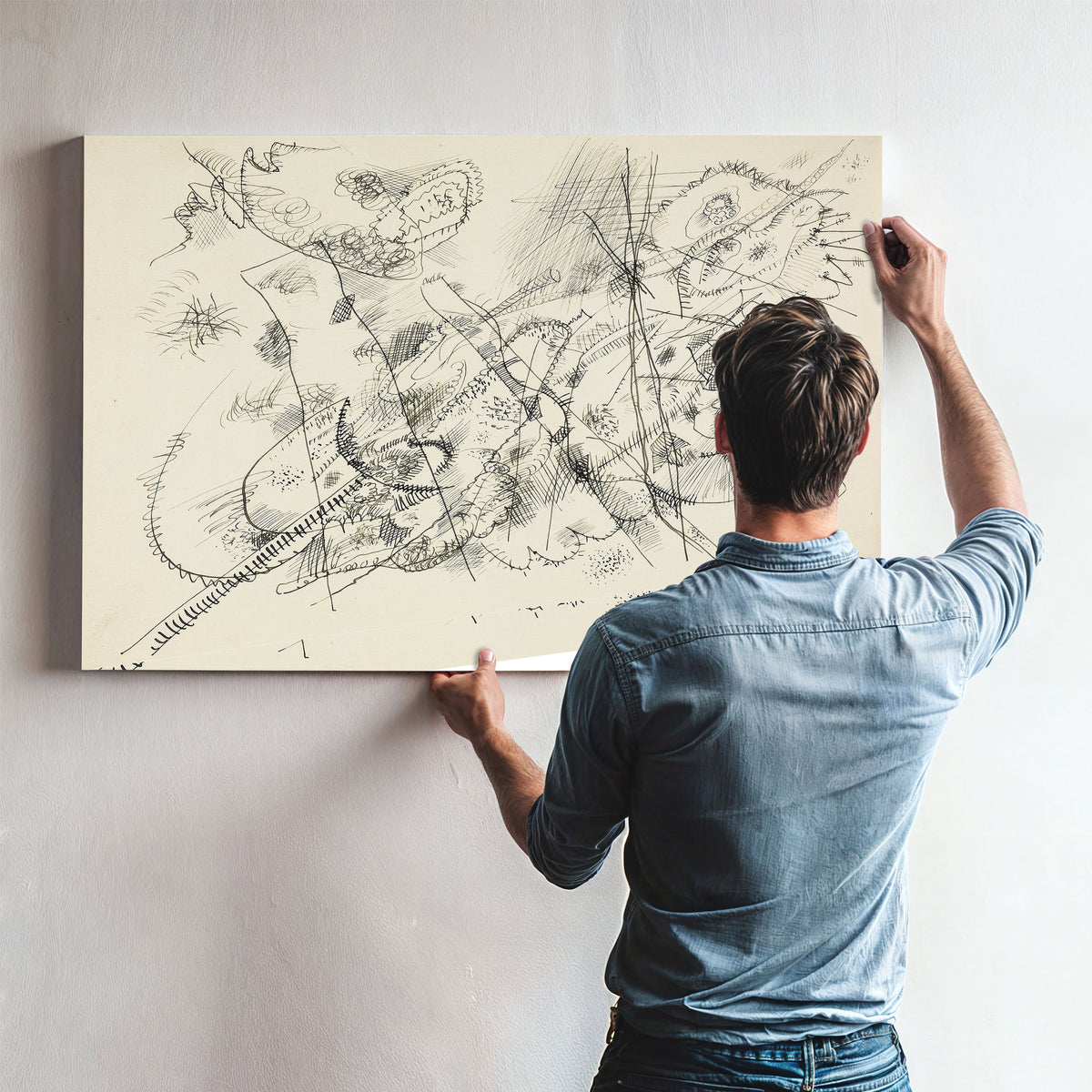 Design an Etching 1913 By Wassily Kandinsky