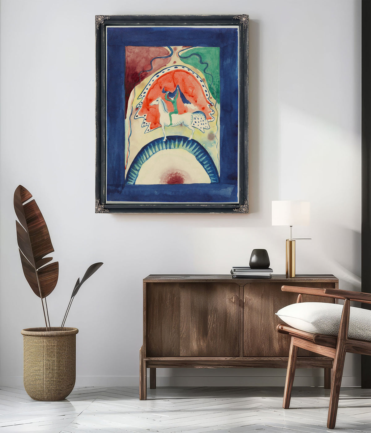 Design the Cover the Almanac Blue 02 By Wassily Kandinsky
