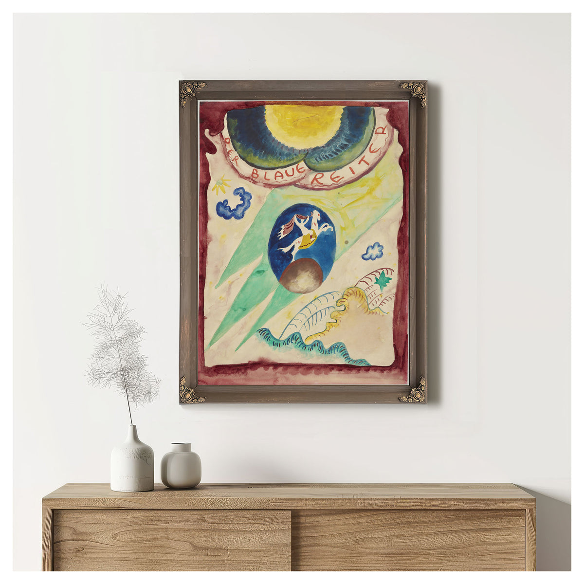 Design the Cover the Almanac Blue 04 By Wassily Kandinsky