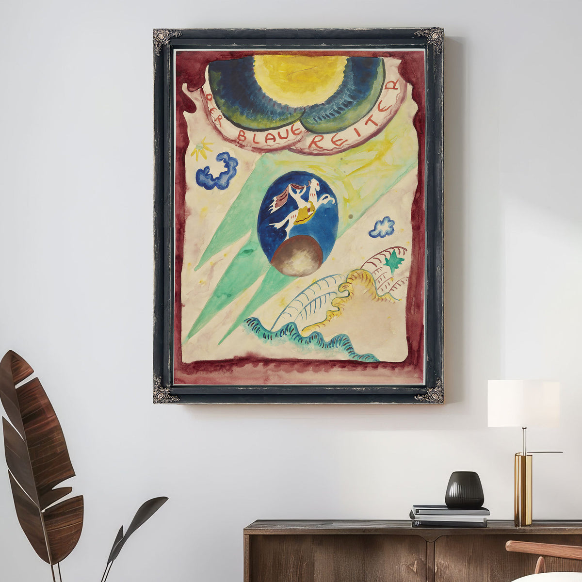 Design the Cover the Almanac Blue 04 By Wassily Kandinsky