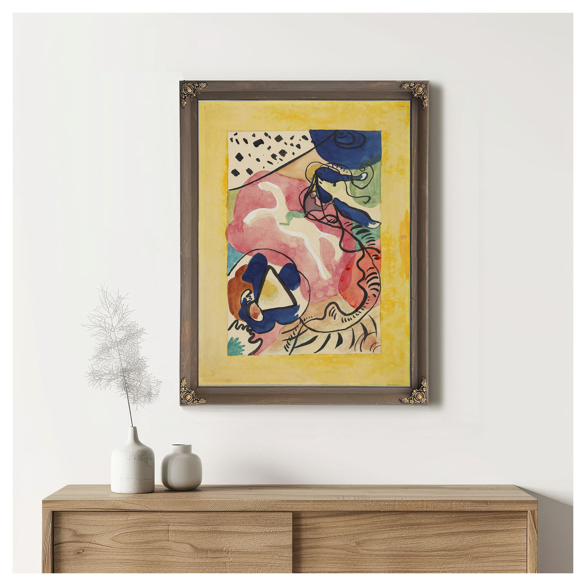 Design the Cover the Almanac Blue 05 By Wassily Kandinsky