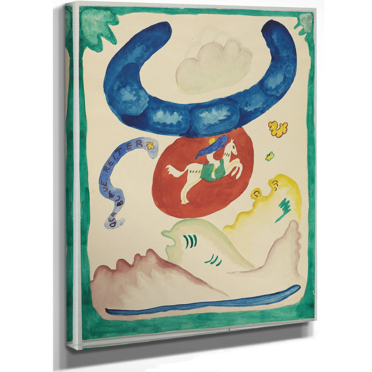 Design the Cover the Almanac Blue 08 By Wassily Kandinsky